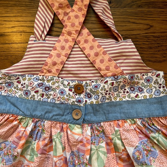 Matilda Jane Kids Parasol Floral Printed Knot Top 8-10 - Picture 12 of 16